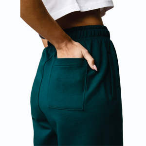 60% coton 40% Polyester poignets élastiques coupe décontractée établi coupe décontractée survêtement vert pin femmes bas de survêtement - Product Image 6