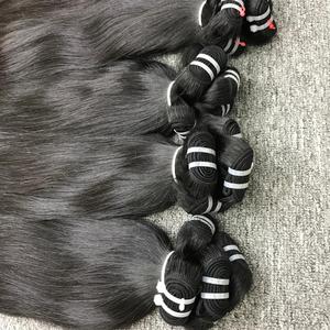 Venta al por mayor de alta calidad de color negro recto natural de la trama de la piel extensiones de cabello humano para las mujeres de origen vietnamita - Product Image 5