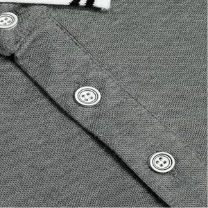 Camisetas de polo de alta calidad para hombre, ropa deportiva de patrón sólido ecológico de poliéster 100% en colores personalizados - Product Image 6