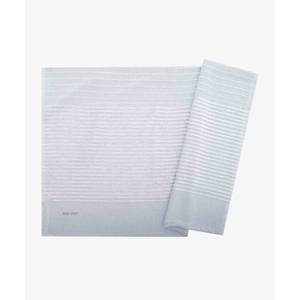Chal de punto estampado de invierno en terciopelo gris 75x200 - Product Image 1