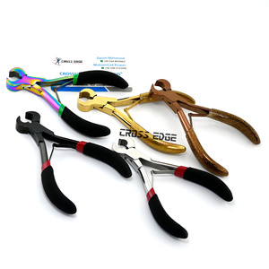 Outil d'extension de cheveux de qualité supérieure Rose Gold Bond Cutter dissolvant d'extensions de fusion de kératine pendant la pré-installation en acier inoxydable - Product Image 6