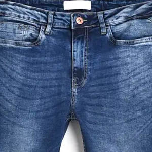 2025 pantalones vaqueros de estilo informal para hombre de etiqueta privada más vendidos patrón sólido transpirable ligero para invierno - Product Image 3