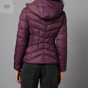 Veste matelassée en tricot personnalisée pour femme Ryan Pro Gear, chaude, respirante, à capuche, avec logo personnalisé et rembourrage doux - Product Image 2