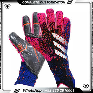 Best Adult Soccer Goalkeeper Gloves with High Grip Palm Design & <b>Wrist</b> <b>Support</b> for Impact Protection Made of Durable Rubber - Product Image 5