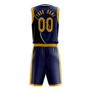 ชุดบาสเก็ตบอลสำหรับผู้ชาย ระบายอากาศได้ดี ยืดหยุ่น กระชับตัว ทนทานต่อการเย็บตะเข็บ และให้ความรู้สึกสบาย - Product Image 4