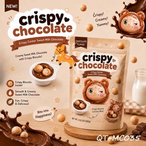 Biscotti Ricoperti di Cioccolato con Ripieno alla Frutta, Dolci Morbidi e Masticabili, Confezione in Barattolo, Halal BRC, Prezzo di Fabbrica all'Ingrosso - Product Image 2