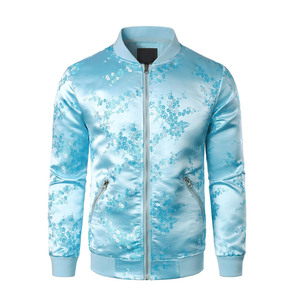 Hombres de alta calidad en blanco personalizado al por mayor chaqueta Lettermen barato, 2024 diseño propio logotipo propio satén Lettermen chaqueta - Product Image 2