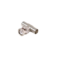 ETEILY Adaptateur BNC mâle vers BNC femelle + BNC femelle TEE fabriqué en Inde