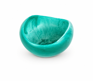 Epoxy Resin Bowl for Multiple Uses | Blue Bow | Gift Handmade Salad Bowl Fruit Storage Home <b>Dinnerware</b> - Product Image 2