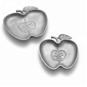 Bandeja Decorativa Redonda de Aluminio Hecha a Mano con Diseño de Guayaba, Patrón Floral, Decoración de Mesa de Metal para el Hogar, Decoración de Hotel, Decoración de Restaurante - Product Image 3