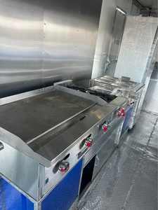 Remorque alimentaire à 3 roues entièrement équipée, chariot de restauration rapide, cuisine mobile, tôle galvanisée, 75 km de distance, usage commercial - Product Image 5