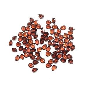 Vivaaz IGI Certificado AAA Grado 3x5mm Natural Rojo Granate Pera Corte facetado Piedras preciosas de plata sueltas Piedras preciosas sueltas de alta calidad - Product Image 6