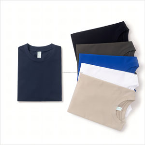 Camiseta de algodón 100% de 260gsm, ropa deportiva informal transpirable con hombros caídos y peso pesado, camiseta teñida de gran tamaño Unisex para hombre - Product Image 1