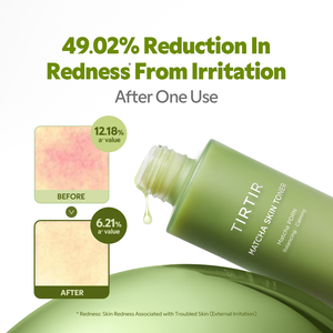 Tónico Facial Calmante de Matcha Vegano, Tónico Líquido para Piel Grasa, Sensible y Seca con Cúrcuma, Centella Asiática, Té Verde y Rosa OEM - Product Image 5