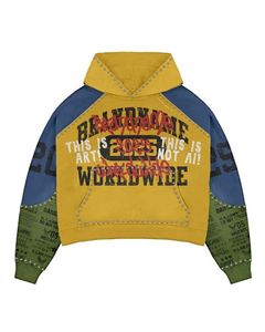 Sudaderas Extra Grandes con Logotipo Personalizado para Hombre, Estilo Lavado Ácido, con Cierre, Estampado en Serigrafía y Pedrería, 2026 - Product Image 3