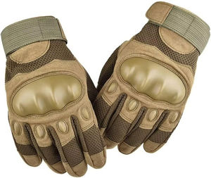 Guantes Tácticos de Cuero Vacuno de Primera Calidad, Excelente Agarre, Guantes de Seguridad, Equipo Táctico - Product Image 3