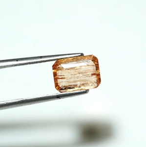 บุษราคัมธรรมชาติเหลี่ยมเพชรพลอยอัญมณีทรงแปดเหลี่ยมสำหรับทำเครื่องประดับ - Product Image 5