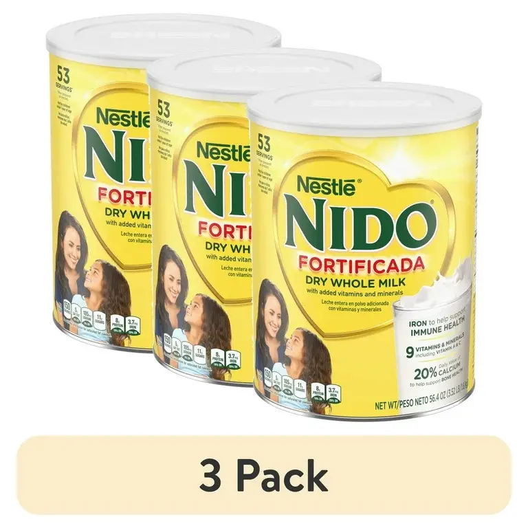 Muestra gratis-Leche entera en polvo Nido al por mayor | Buena calidad crema completa Nestlé Nido leche disponible en tamaños para la venta