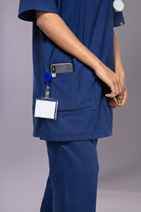 Vente en gros de tenues d'hôpital d'été unisexes avec logo personnalisé, combinaisons, blouses de laboratoire médicales, ensembles d'uniformes d'infirmière - Product Image 3