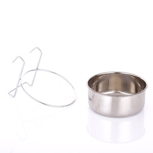 Round Stainless Steel <strong>Crate</strong> Non Slip Household <strong>Dog</strong> Cat Food <strong>Water</strong> <strong>Bowl</strong> Large Small Puppy Feeder Pet <strong>Bowl</strong> - Product Image 3