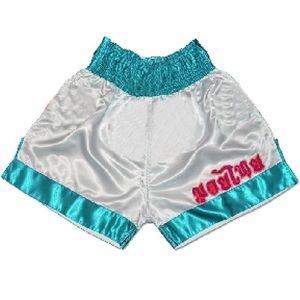 Shorts de Muay Thai respirants de haute qualité au design personnalisé pour hommes et enfants Ensemble de boxe de combat de gymnastique avec fonction extensible - Product Image 1