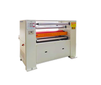Ligne de laminage à colle thermofusible PUR à haute température contrôlée par PLC-HMI de la marque chinoise Taisan, pompe moteur, roulement, engrenage, MDF/panneau de particules