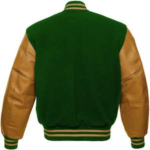 Haute qualité 100% laine col montant varsité vestes pour hommes femmes nouveau Chenille Letterman CollegeBaseballjacket pour hommes - Product Image 4