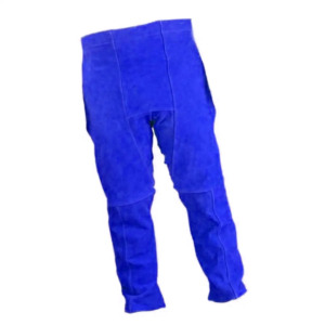 Pantalones de soldadura protectores de traje industrial de cuero dividido de piel de vaca de calidad superior con características resistentes a chispas desgaste para soldador - Product Image 6