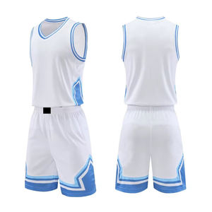 Venta caliente Uniforme de baloncesto de alta calidad Delgado Sin mangas Diseño informal Transpirable Color sólido Venta al por mayor Técnica de sublimación - Product Image 1