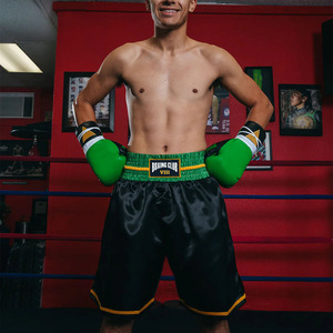 Top Qualité Boxe Formation Fitness Shorts MMA Shorts Hommes Kickboxing Shorts De Boxe Pour Unisexe Avec Déchets Élastiques - Product Image 6