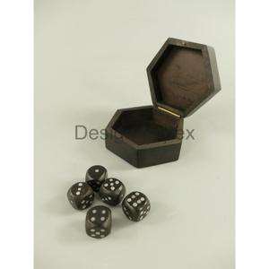 Decorative <b>Dice</b> Box Wholesale Natural Wooden <b>Dice</b> Box <b>Game</b> Accessories Nautical Ludo <b>Dice</b> Box Indoor <b>Game</b> home Decoration - Product Image 2