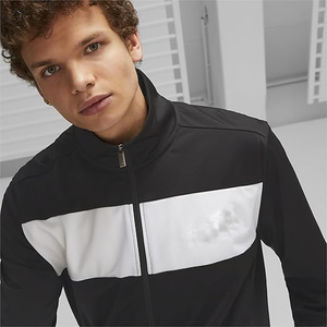 Ensemble de survêtements de sports d'hiver pour hommes coupe régulière en polaire technique avec logo personnalisé avec survêtement de jogging sur le côté - Product Image 3