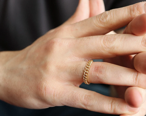 Anillo de Amor Hecho a Mano para Novio - Product Image 1