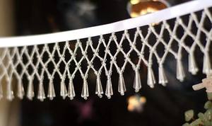 6.5cm Dangling Beaded Trim Tassel Drape Fringe <b>for</b> Bridal Dress <b>Belt</b> <b>Belly</b> <b>Dance</b> Curtain - Product Image 3