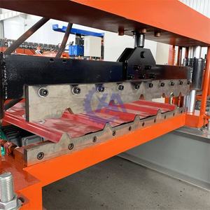 Máquina para Fabricar Tejas de Acero para Techos y Pisos con Motor de Rodamiento de Engranajes - Alta Productividad 380V - Product Image 1