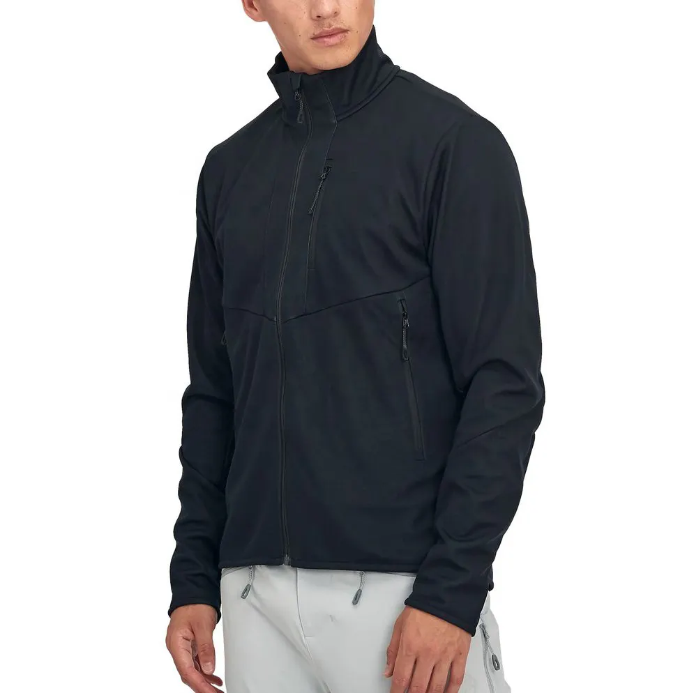 Jaqueta Softshell masculina de venda quente com serviço OEM personalizado para uso ao ar livre para homens jaquetas casuais masculinas de casca macia à prova de vento por atacado