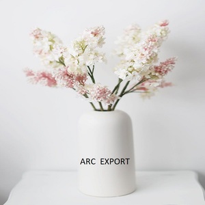 Fancy Table Top Decoration Floreros Deluxe Quality Metal Silver Color Flower Decoration Fancy Flower Florero para uso en exteriores - Product Image 3