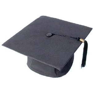 Conjunto de Toga y Birrete de Graduación para Uso Escolar al por Mayor, para Títulos de Licenciatura, Maestría y Doctorado, 100% Poliéster, Unisex, Talla Adulto, Color Negro - Product Image 3