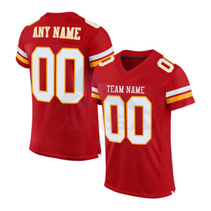 เสื้ออเมริกันฟุตบอลแบบกำหนดเองพร้อมโลโก้และชื่อผู้เล่นตามสั่ง เสื้ออเมริกันฟุตบอลคุณภาพสูงที่ผลิตจากผ้าพรีเมียม - Product Image 1
