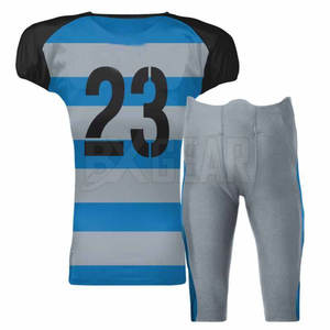 Uniforme de football américain de la meilleure qualité en tissu polyester durable conçu pour un confort et des performances de protection maximales - Product Image 2