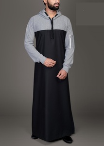Acheter des thobes musulmanes pour hommes à capuche, Daffah sur mesure, vente en gros de thobes, thobes sur mesure, thobes simples, nouveau design tendance, Jubbah pour hommes - Product Image 2