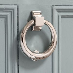 EchoHaven-Aldaba de puerta de latón táctil para puerta de metal, alta venta, entrada, decoración del hogar, instalación de tornillo - Product Image 6