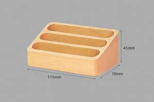 Cartera de Madera de Lujo para Tarjetas |   Estuche para Tarjetas Bancarias de Madera Maciza para Tarjetas de Crédito y Débito |   Cartera de Madera Hecha a Mano Sostenible - Product Image 2