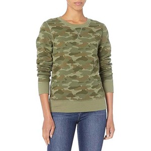 Vente en gros sweat femme Quickdry respirant léger et solide sweats col rond manches longues tenue décontractée Service OEM - Product Image 1