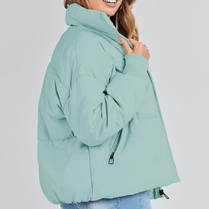 Chaqueta acolchada para mujer, ropa de invierno de Color sólido, nueva moda elegante, chaqueta acolchada de bajo precio para mujer - Product Image 3