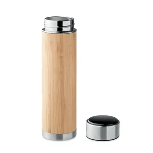 Thermos Panay 480ml en bambou, vaisselle intelligente, durable et écologique, merchandising - Product Image 5