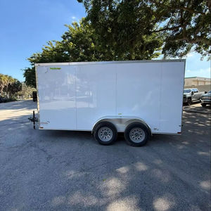 Top quality 7x14 Enclosed <b>Cargo</b> <b>Trailer</b> Durable Hydraulic System with Gear Core Components for Tractor <b>Trailer</b> - Product Image 1