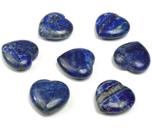 <b>High</b> on Demand Lapis Lazuli Puffy Heart Stones for Handmade Jewelry or Home Decor and Chakra Work Available In Bulk Quantity - Product Image 2