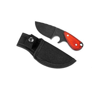 Cuchillo de Supervivencia para Exteriores, Buceo y Camping, Alta Dureza, Forjado a Mano en Acero Inoxidable, Hoja Fija con Botón de Empuje y Funda, OEM, Portátil - Product Image 2