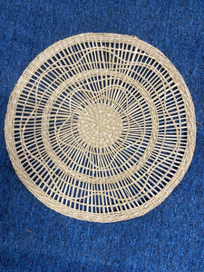 Wholesale Eco-friendly Bamboo Seagrass <b>Woven</b> Round <b>Placemats</b> and Coasters Handmade in Vietnam - Product Image 3